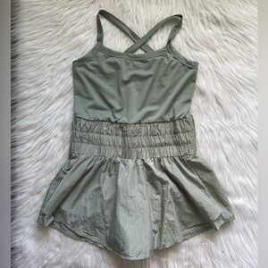 Women's Athletic Skortsie Tennis Dress with Shorts Underneath size Medium